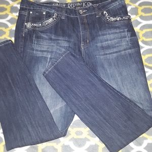 BLUE REPUBLIC STRAIGHT LEG JEANS